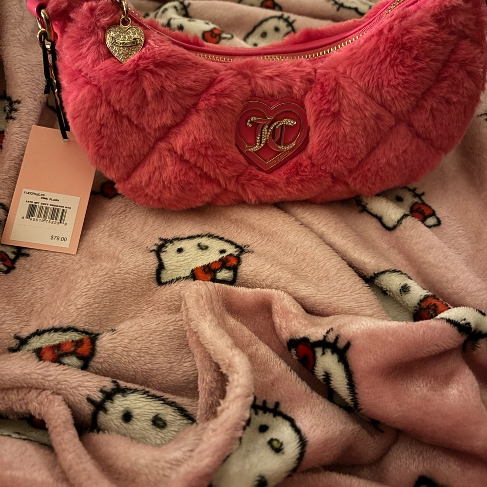 Juicy Couture Pink Quilted Shoulder Bag